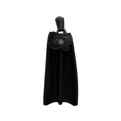 Fendi Handbag Peekaboo ICYX Cross 7va582 Black Leather