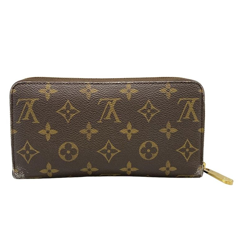 Louis Vuitton Long Wallet Love Lock Zippy Wallet M64116 Monogram Canvas×multi