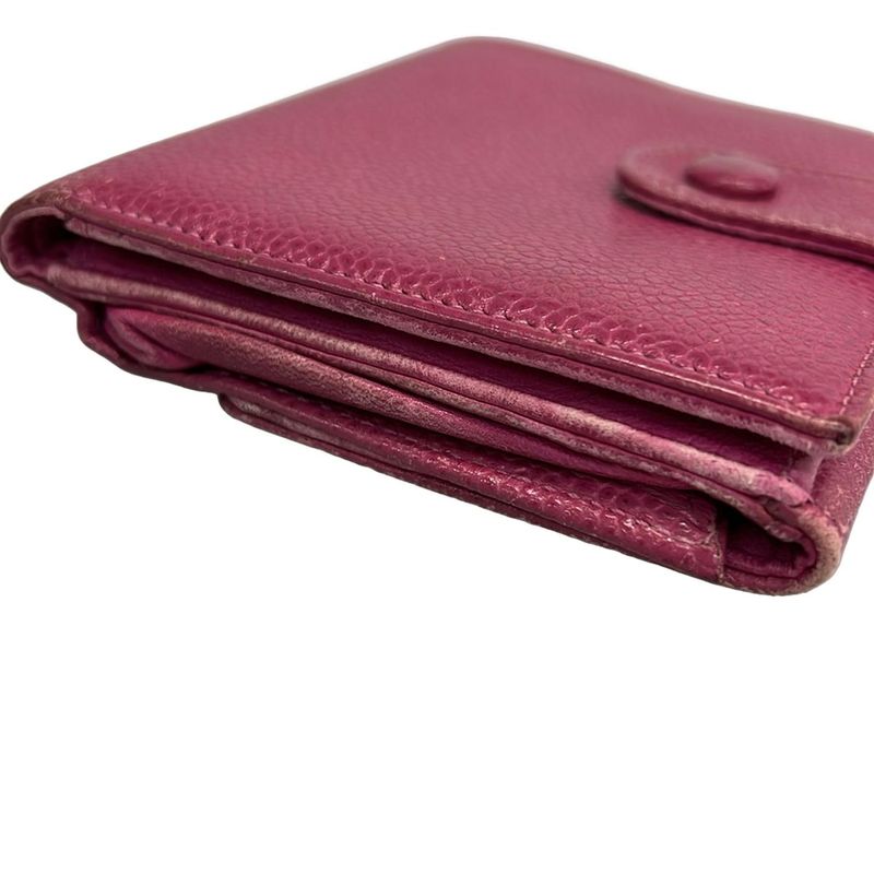 Chanel W Hook Wallet - Pink