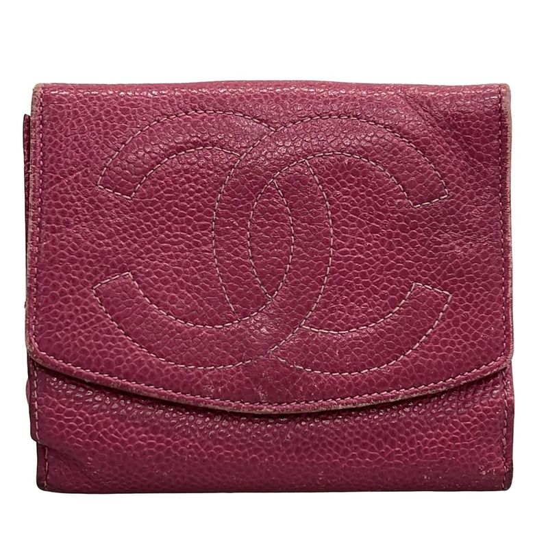 Chanel W Hook Wallet - Pink