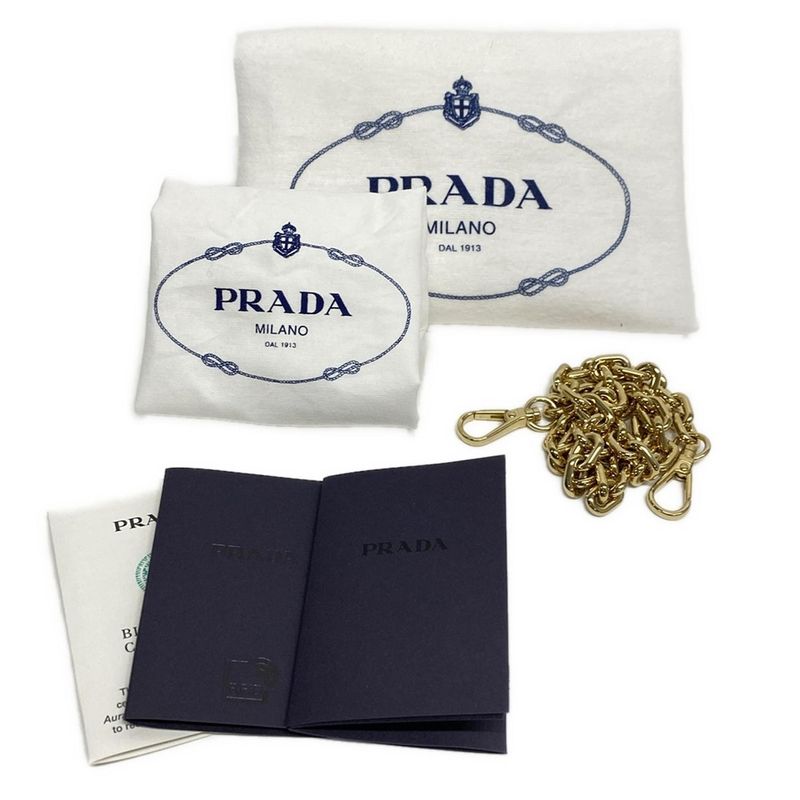 Prada Shoulder Bag Beautiful Re-edition 2005 Re-nylon Bag 1bh204 Black Re-editio