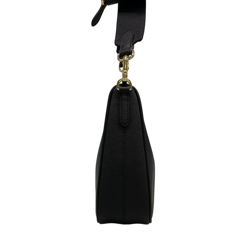 Prada Shoulder Bag Beautiful Re-edition 2005 Re-nylon Bag 1bh204 Black Re-editio