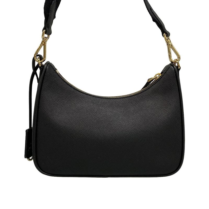 Prada Shoulder Bag Beautiful Re-edition 2005 Re-nylon Bag 1bh204 Black Re-editio