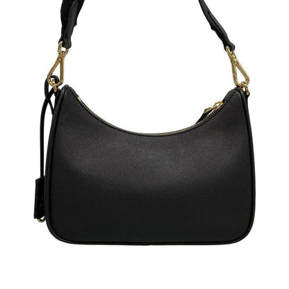 Prada Shoulder Bag Beautiful Re-edition 2005 Re-nylon Bag 1bh204 Black Re-editio