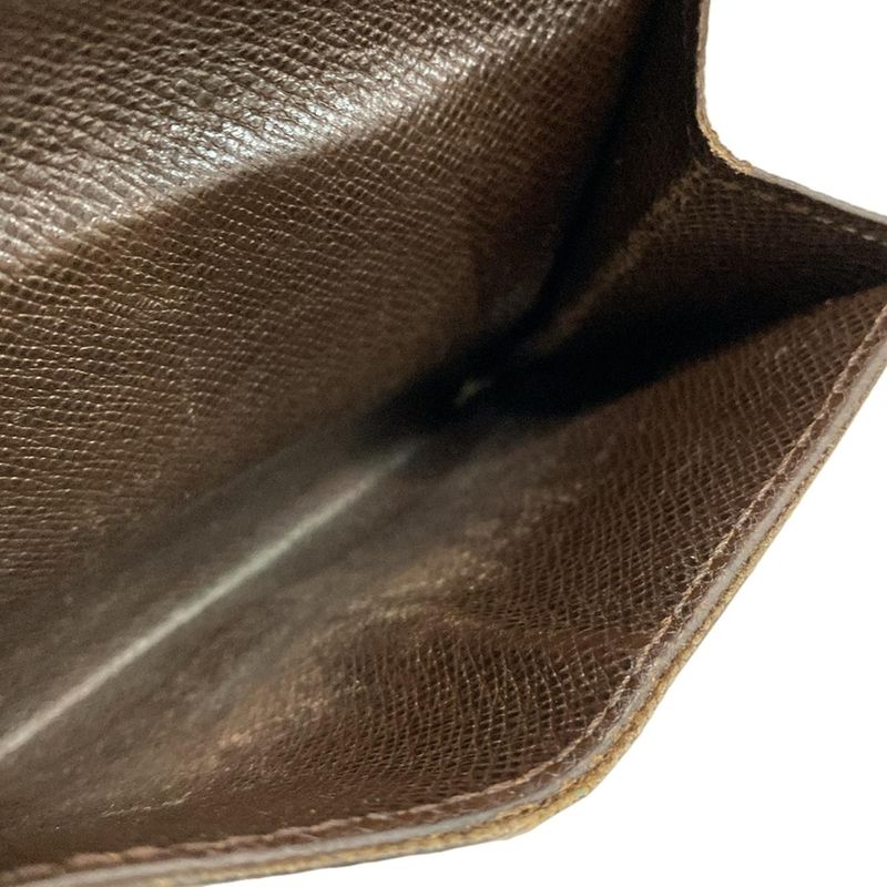 Louis Vuitton Coin Case Damier Lladro N62925 Ebène