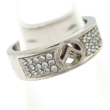 Fendi Ring M Fize Silver X Clear