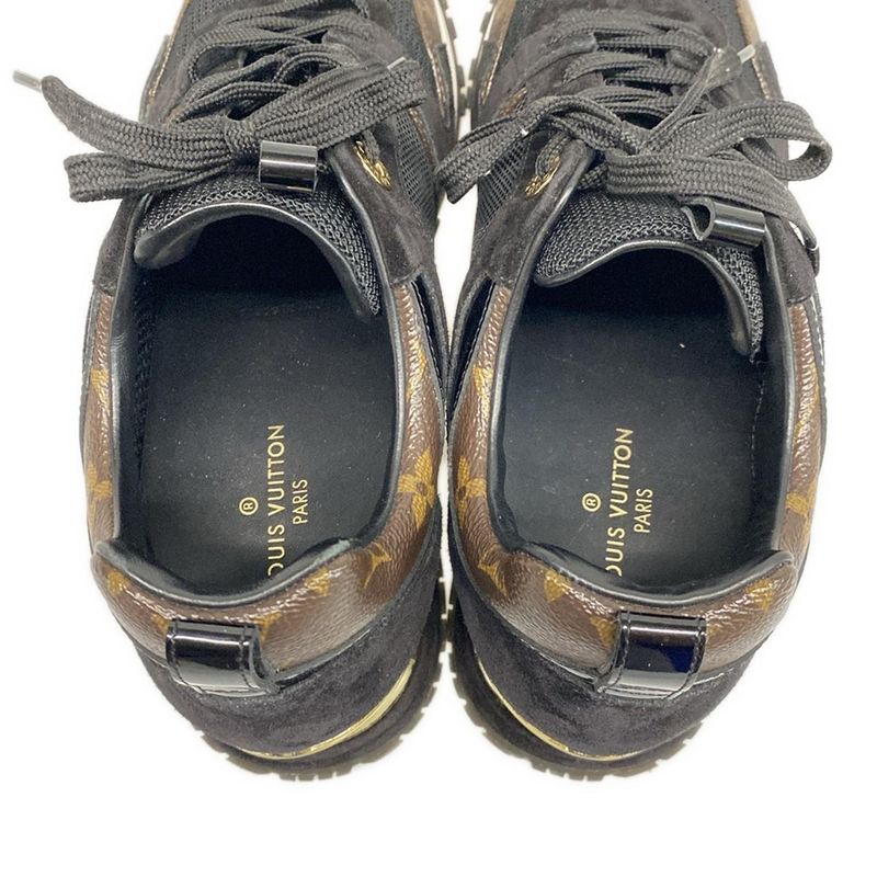 Louis Vuitton Sneakers 37 1/2 Women's Runaway Line Sneakers 1a3cw4 Black X Dark