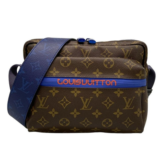 Louis Vuitton Shoulder Bag Monogram Split Messenger PM M43843 Monogram × Blue