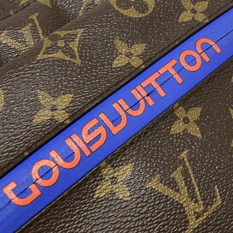 Louis Vuitton Shoulder Bag Monogram Split Messenger PM M43843 Monogram × Blue