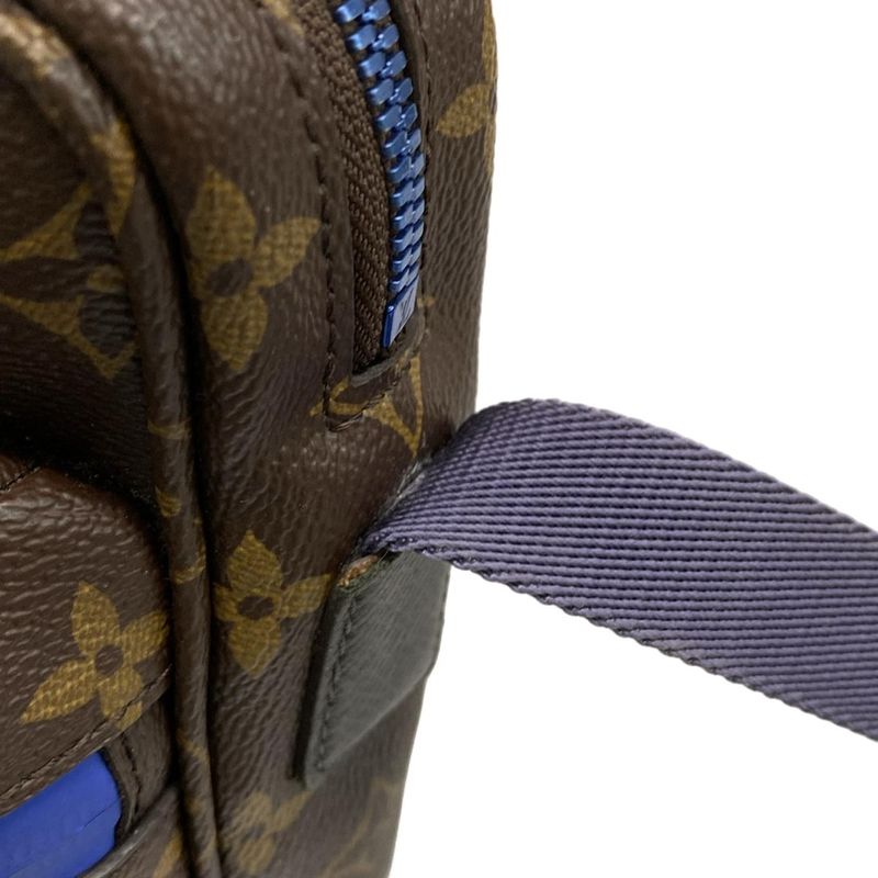 Louis Vuitton Shoulder Bag Monogram Split Messenger PM M43843 Monogram × Blue