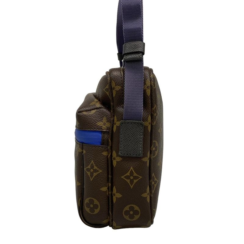 Louis Vuitton Shoulder Bag Monogram Split Messenger PM M43843 Monogram × Blue