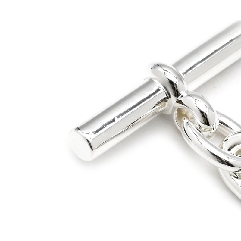 Hermes Bracelet Chaine D'ancre PM Silver 925 Silver 15 Frames Star Ring Silver