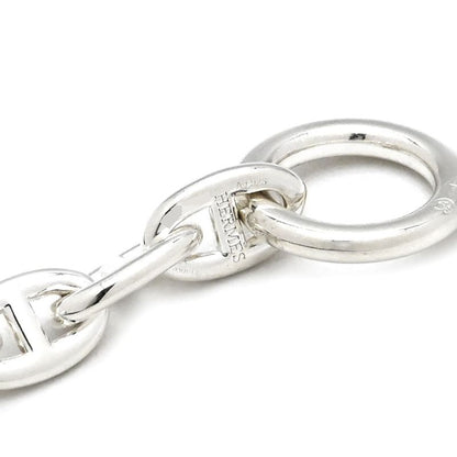Hermes Bracelet Chaine D'ancre TPM Silver 925 Silver 22 Frames Star Ring Silver