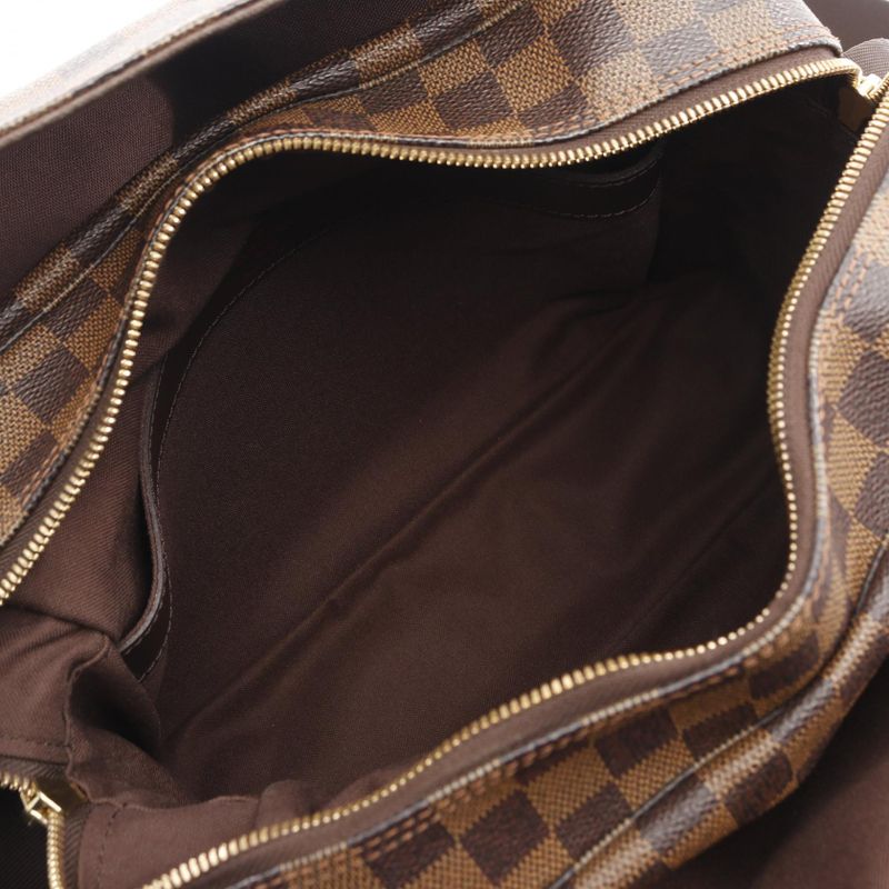 Louis Vuitton Shoulder Bag Naviglio Damier Ebene N45255 PVC Coated Canvas