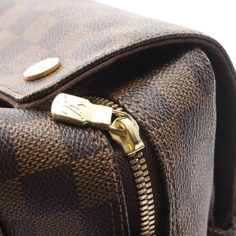 Louis Vuitton Shoulder Bag Naviglio Damier Ebene N45255 PVC Coated Canvas