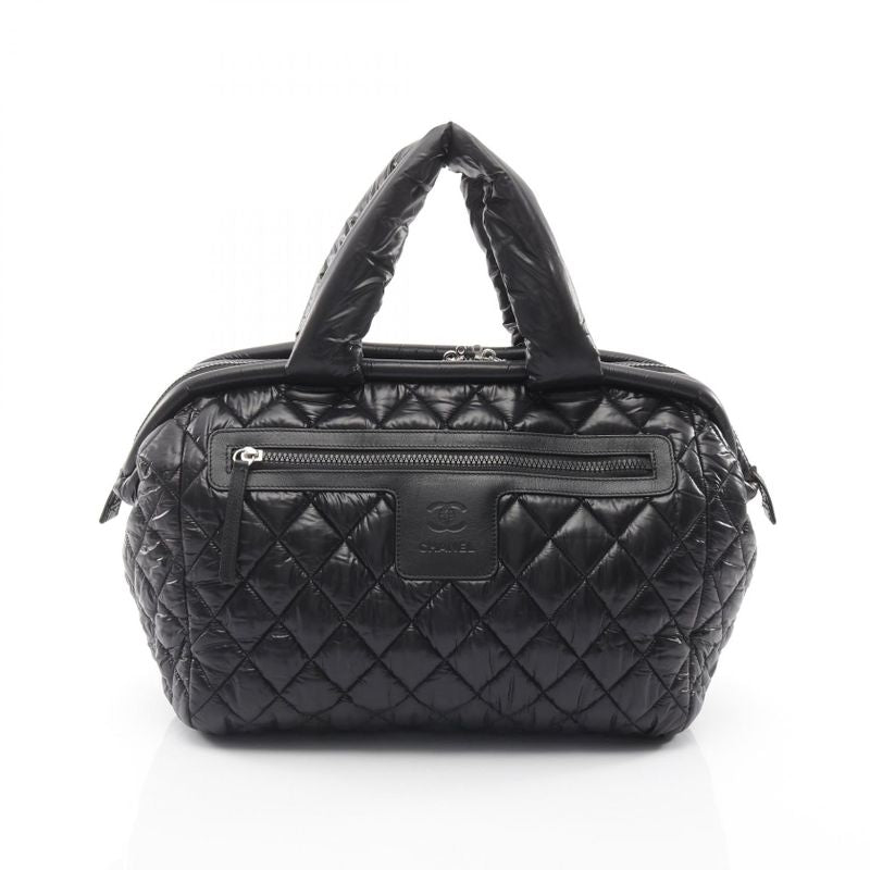 Chanel Handbag Coco Cocoon Black Nylon Coco Cocoon Beau Ring Bag Women Used a