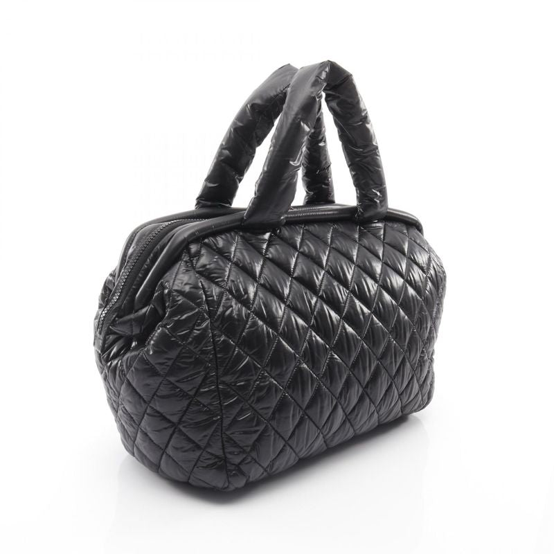 Chanel Handbag Coco Cocoon Black Nylon Coco Cocoon Beau Ring Bag Women Used a