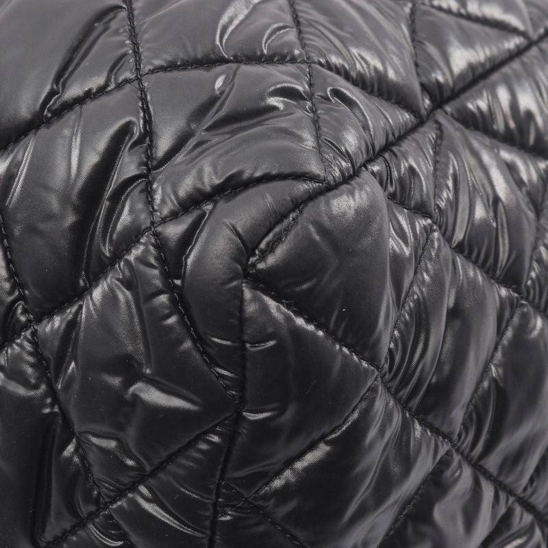 Chanel Handbag Coco Cocoon Black Nylon Coco Cocoon Beau Ring Bag Women Used a