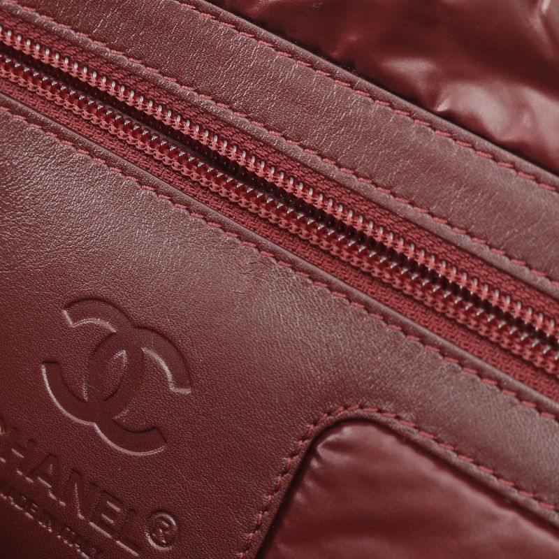 Chanel Handbag Coco Cocoon Black Nylon Coco Cocoon Beau Ring Bag Women Used a