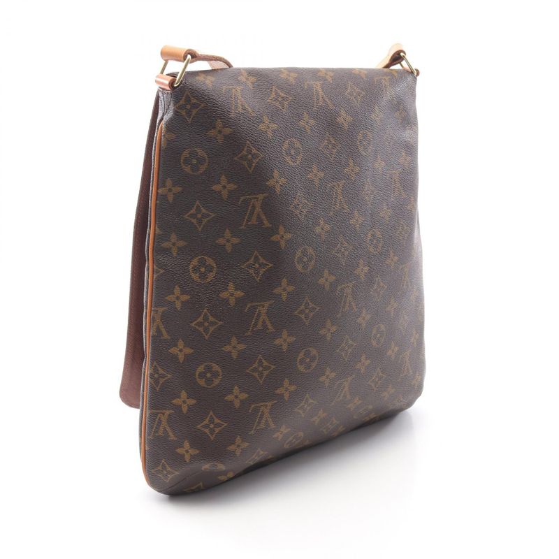 Louis Vuitton Shoulder Bag Musette Monogram M51256 PVC Coated Canvas Leather