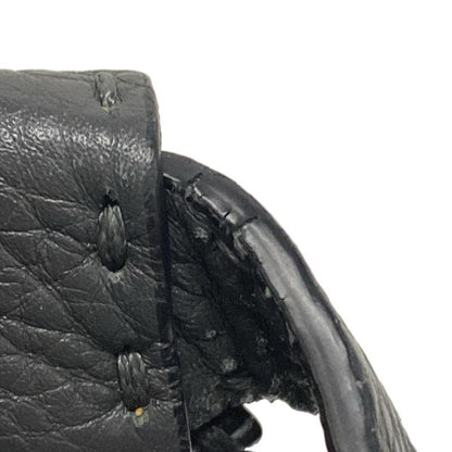 Fendi Business Bag Selleria Peekaboo Iconic Fit 7va406 Dark Gray Leather