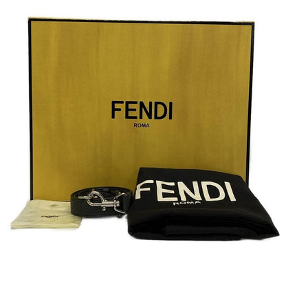 Fendi Business Bag Selleria Peekaboo Iconic Fit 7va406 Dark Gray Leather