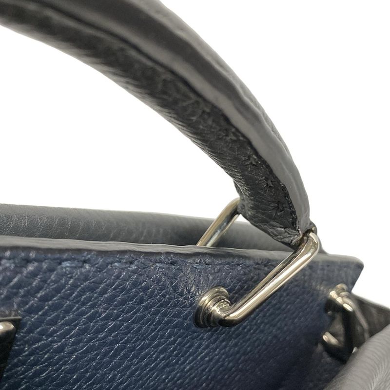 Fendi Business Bag Selleria Peekaboo Iconic Fit 7va406 Dark Gray Leather