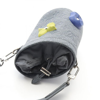 Louis Vuitton Shoulder Bag Chalk Pouch Taurillon Climbing Granite Gray M81572