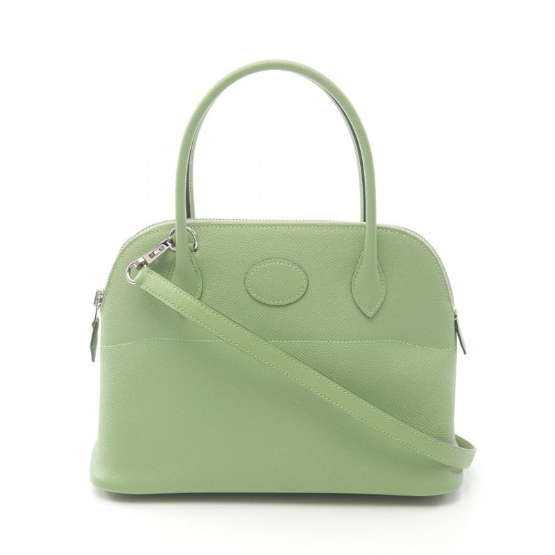 Hermes Handbag Bolide 27 Vert Cricket Vert Cricket Other Bolide 27 Vert Cricket