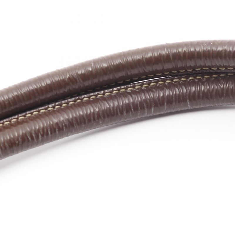 Prada Handbag Nylon Jacquard Purple Nylon Patent Leather Tote Bag Women Used B