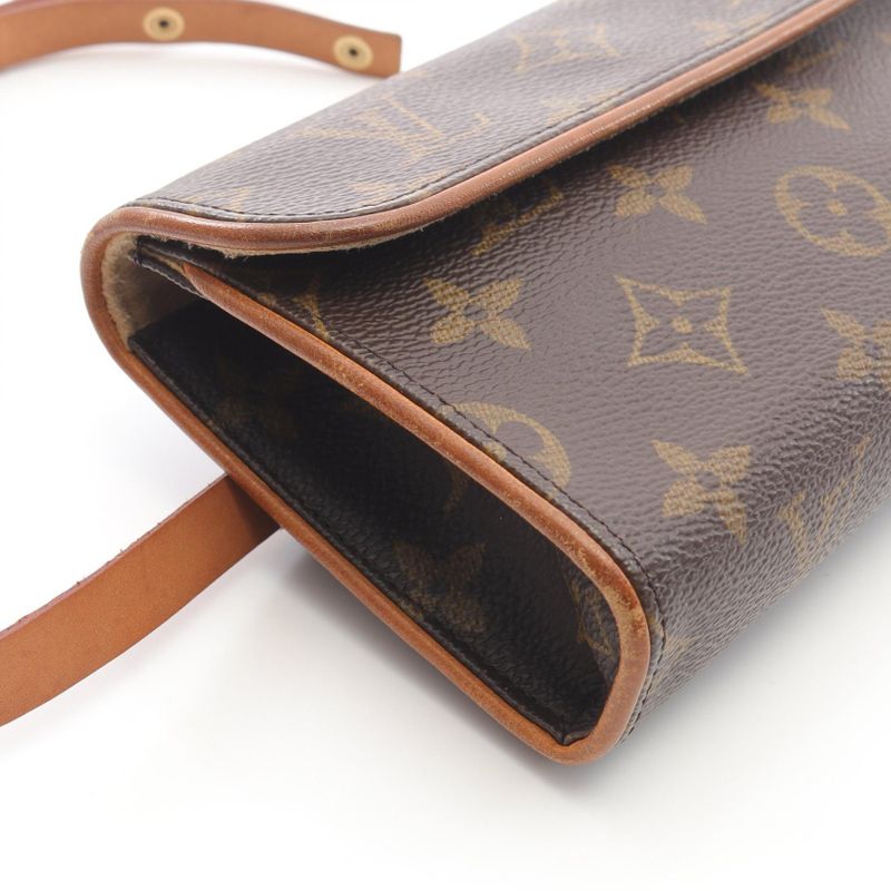 Louis Vuitton Waist Bag Body Bag Pochette Florentine Monogram M51855 PVC Coated