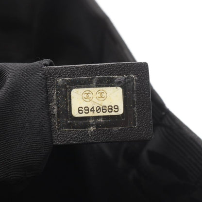 Chanel Tote Bag New Travel Line MM A15991 Black Leather New Travel Line Tote MM