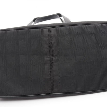 Chanel Tote Bag New Travel Line MM A15991 Black Leather New Travel Line Tote MM