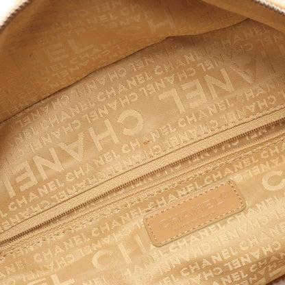 Chanel Handbag Chocobar Beige Caviar Skin (grained Calf) Chocobar Boston Bag