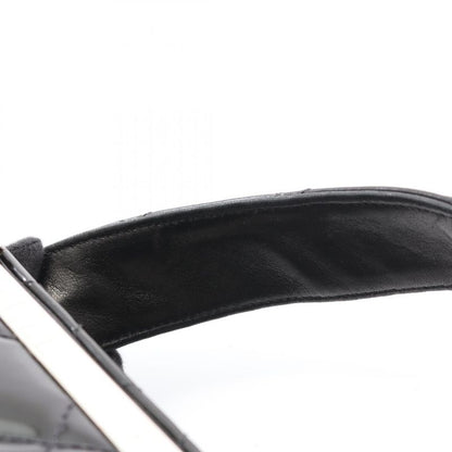 Chanel Handbag Matelasse 06857 Black Patent Leather Vintage Matelasse Handbag