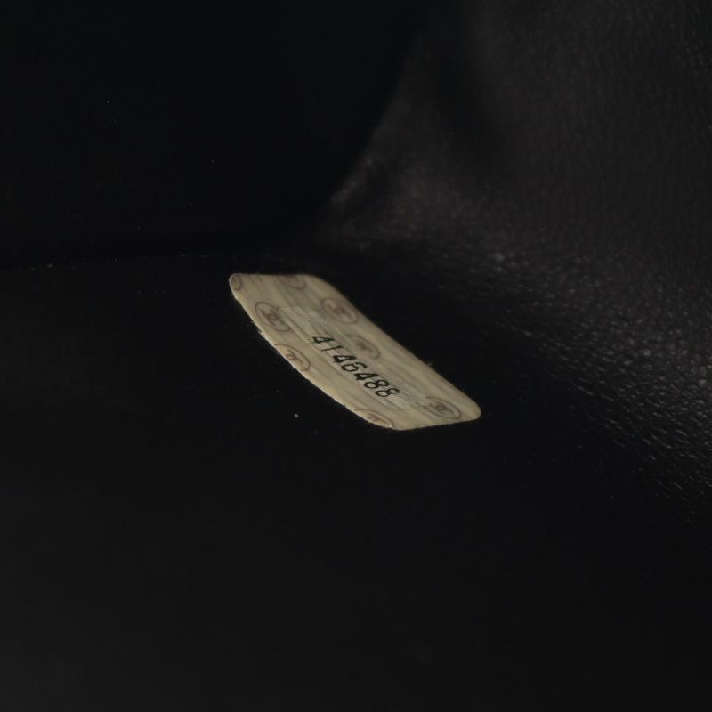 Chanel Handbag Matelasse 06857 Black Patent Leather Vintage Matelasse Handbag