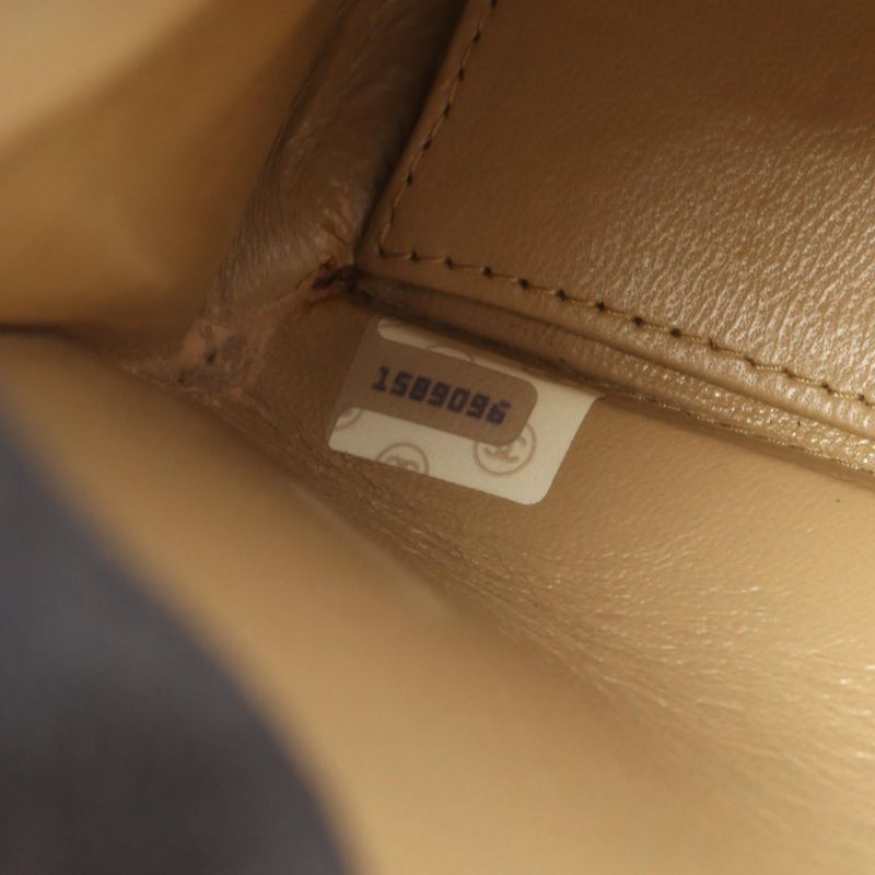 Chanel Shoulder Bag Matelasse Beige Lambskin Matelasse Chain Shoulder Women