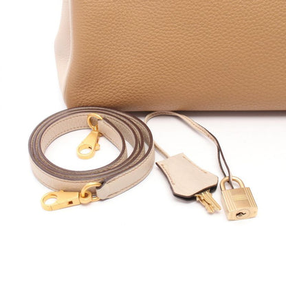 Hermes Handbag Kelly 32 Tricolor Argile Tabac Camel Chocolat Argile Tabac Camel