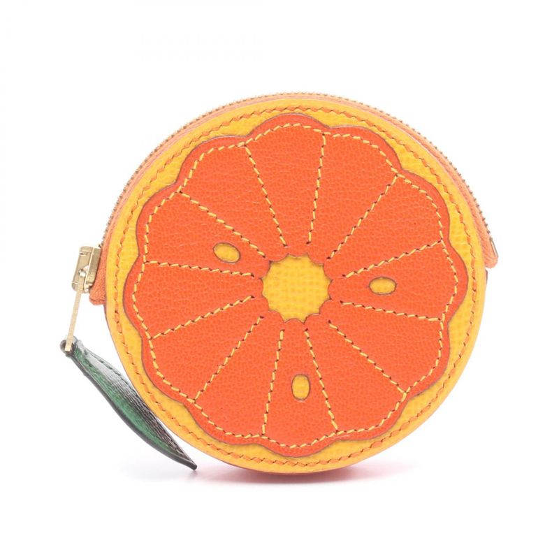 Hermes Coin Case Tutti Frutti Orange Other Tutti Frutti Orange Ladies Used a