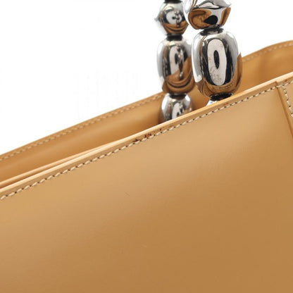 Christian Dior Handbag Maris Pearl Beige Leather Maris Pearl Tote Women Used B