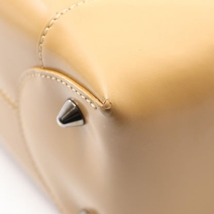 Christian Dior Handbag Maris Pearl Beige Leather Maris Pearl Tote Women Used B