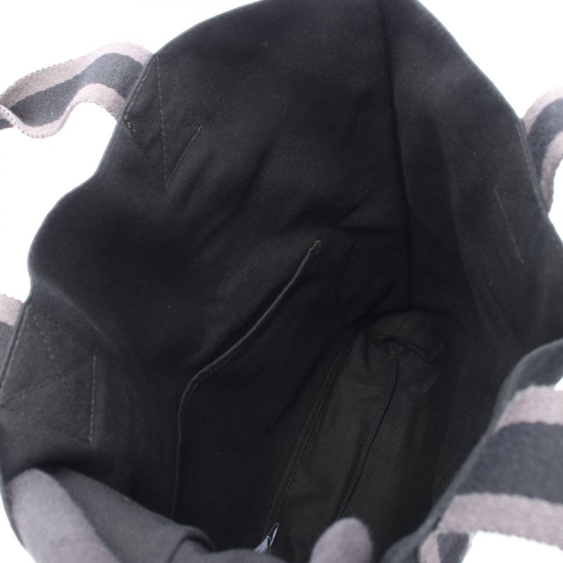 Hermes Tote Bag Fourre Tout Cabas Su Black Gray Canvas Fourre Tout Cabas Su