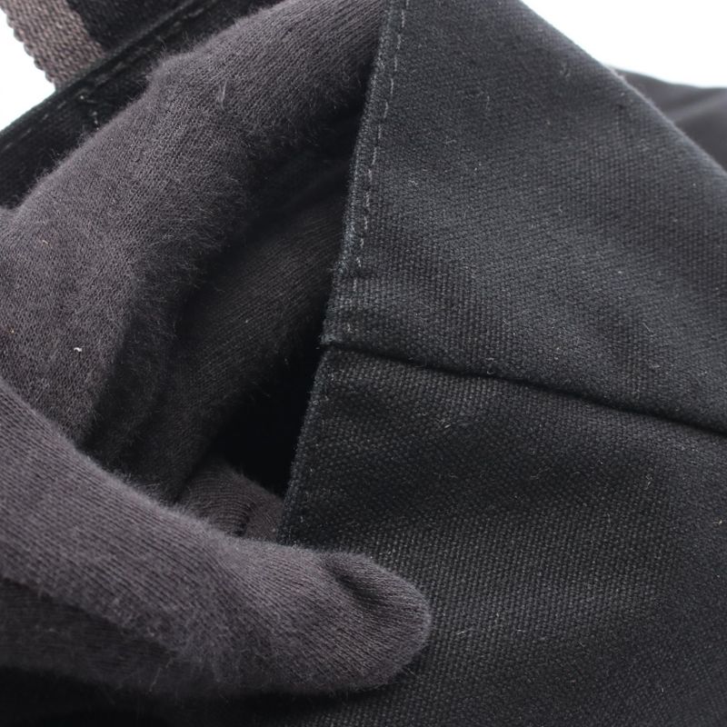 Hermes Tote Bag Fourre Tout Cabas Su Black Gray Canvas Fourre Tout Cabas Su