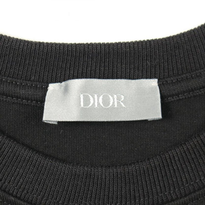 Dior Cut and Sew CD Icon Relaxed Fit 943j605a0554 Cotton T-Shirt Women Used B