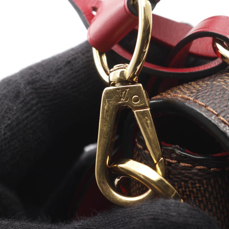 Louis Vuitton Handbag Bobol Damier Ebene Scarlet N40176 Scarlet PVC Coated