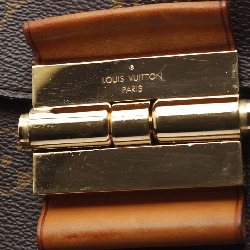 Louis Vuitton Shoulder Bag Olympe Monogram Camel M40580 Camel PVC Coated Canvas