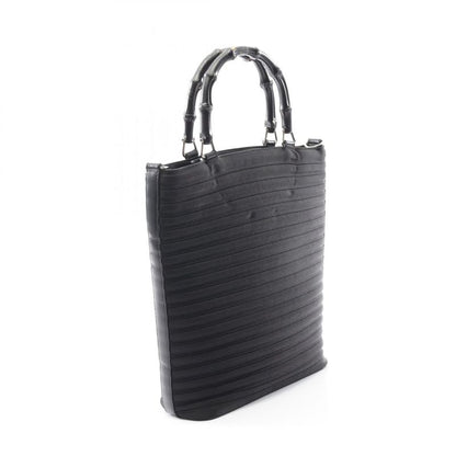 Gucci Handbag Bamboo 002 1998 0353 Black Leather Bamboo Handbag Women Used B