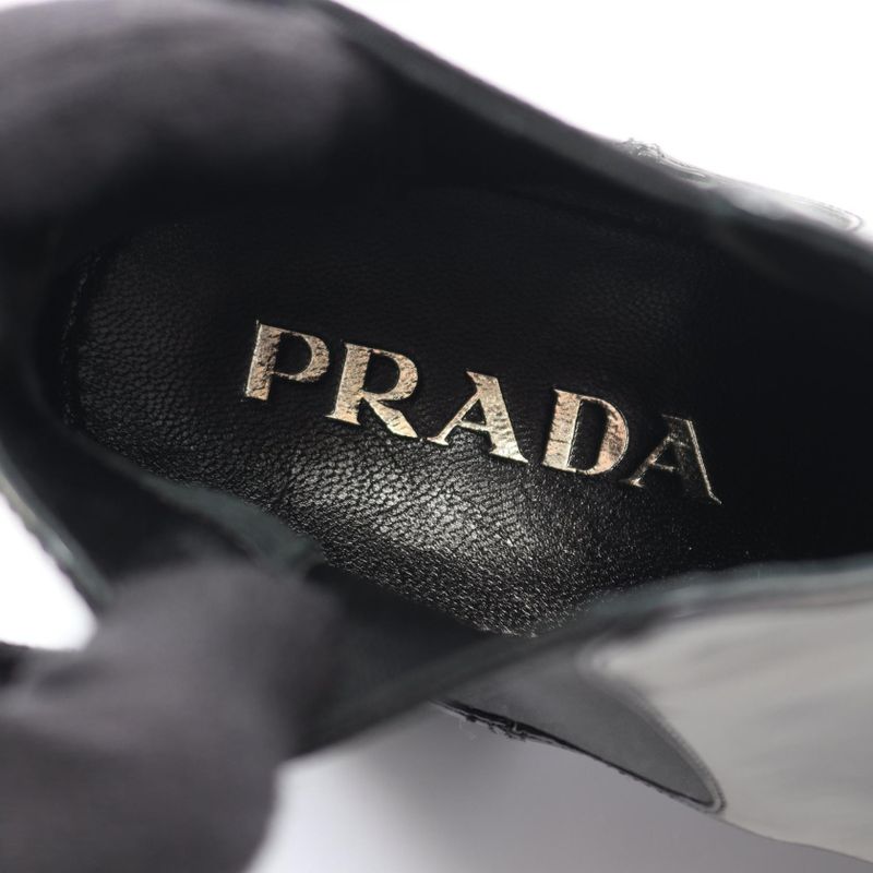 Prada Boots Patent Leather Boots Women's Used B
