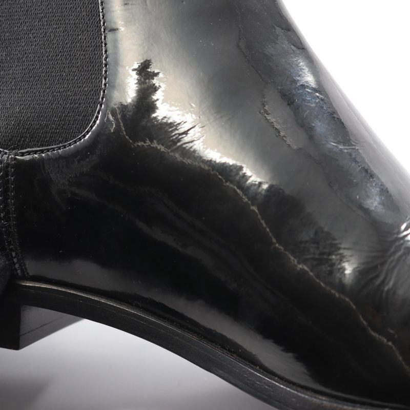 Prada Boots Patent Leather Boots Women's Used B