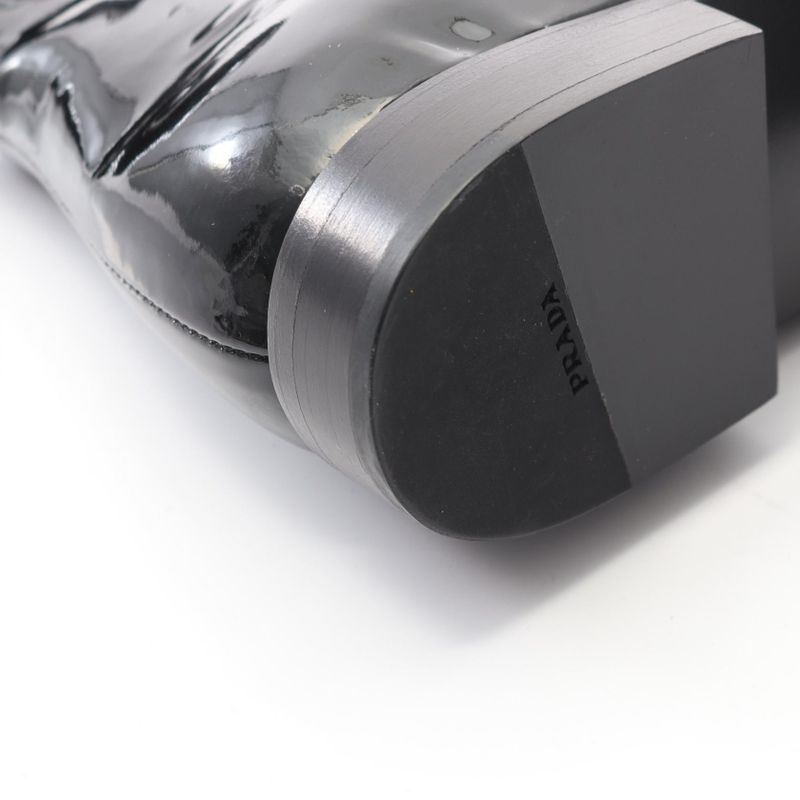 Prada Boots Patent Leather Boots Women's Used B